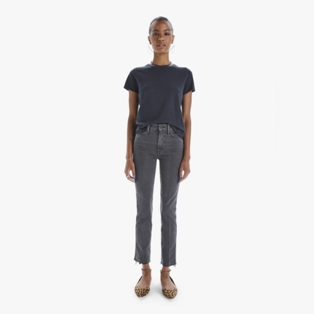 Mother denim. The dark denim jeans.